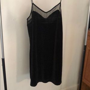 Medium black velvet dress